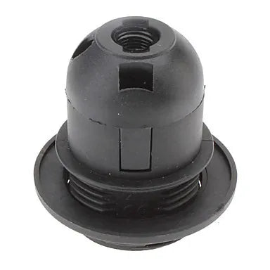 DecorBites™ E27 Lamp Bulb Holder Fitting, Black/White, 110v-220v Lighting Accessory