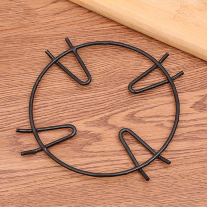 DecorBites™ Gas Stove Pot Holder: Round Shape Anti-Skid Rack for Kitchen Stove
