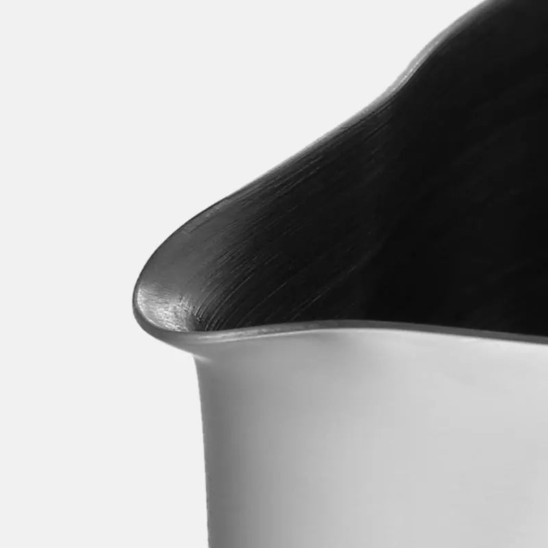 DecorBites™ Frothing Cup: Stainless Steel Measuring Pitcher for Latte Art
