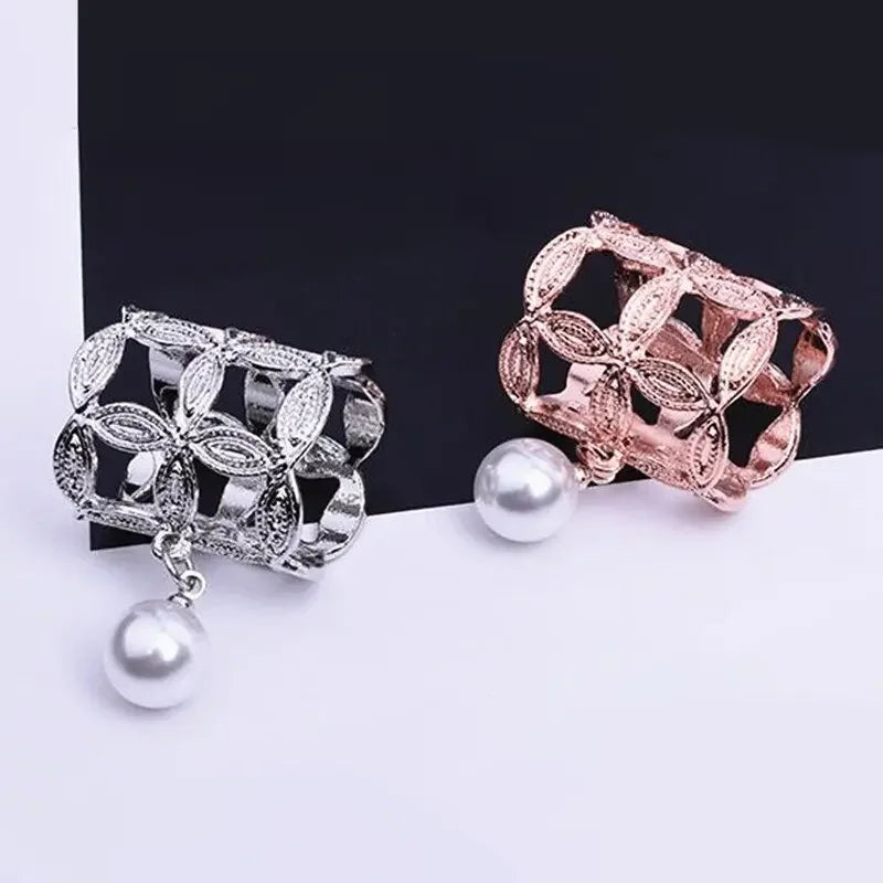 Lux Crystal Scarf Brooch