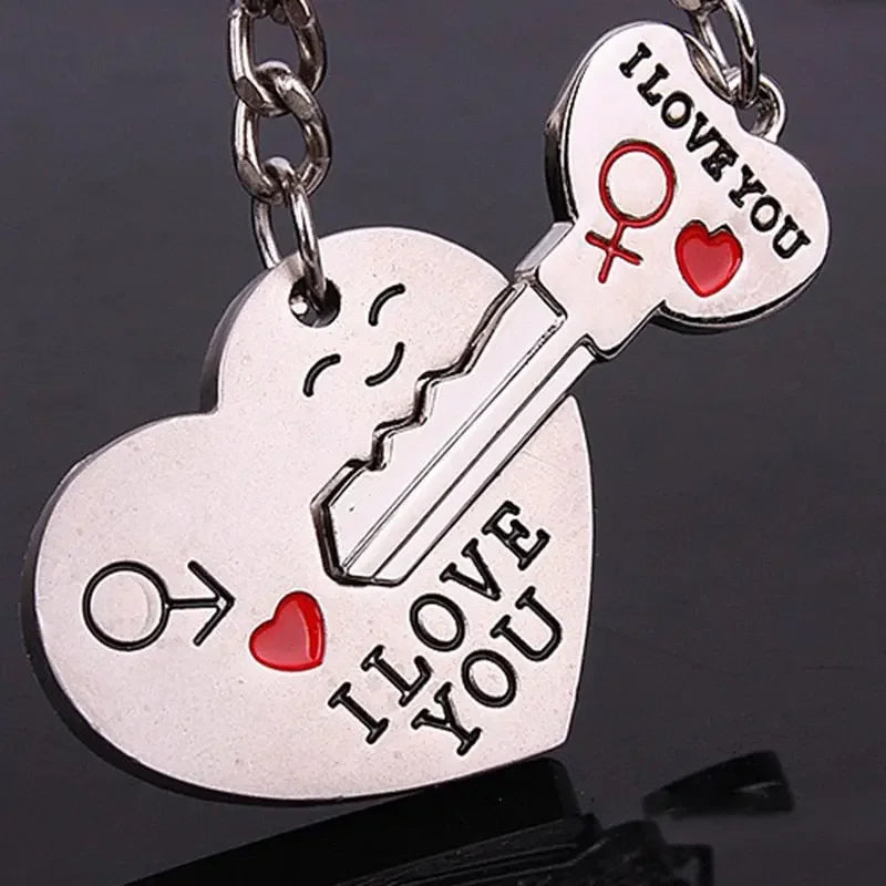 Key To My Heart Keychain Gift