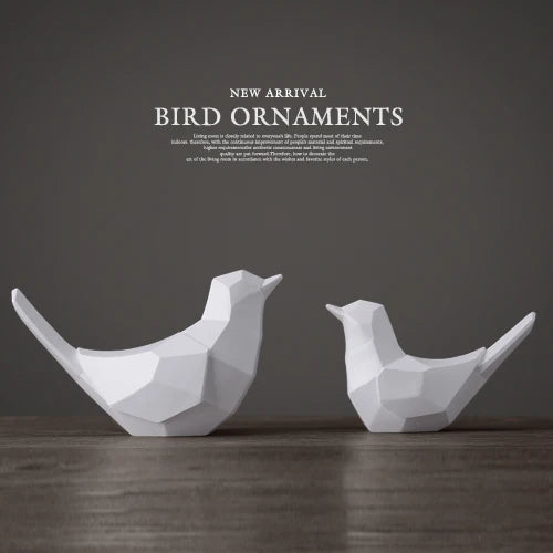 DecorBites™ Couple Birds Resin Figurines for Home Decor and Tabletop Ornaments