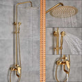 DecorBites™ Dual Handle Wall Mounted Rainfall Shower System with Sliding Bar
