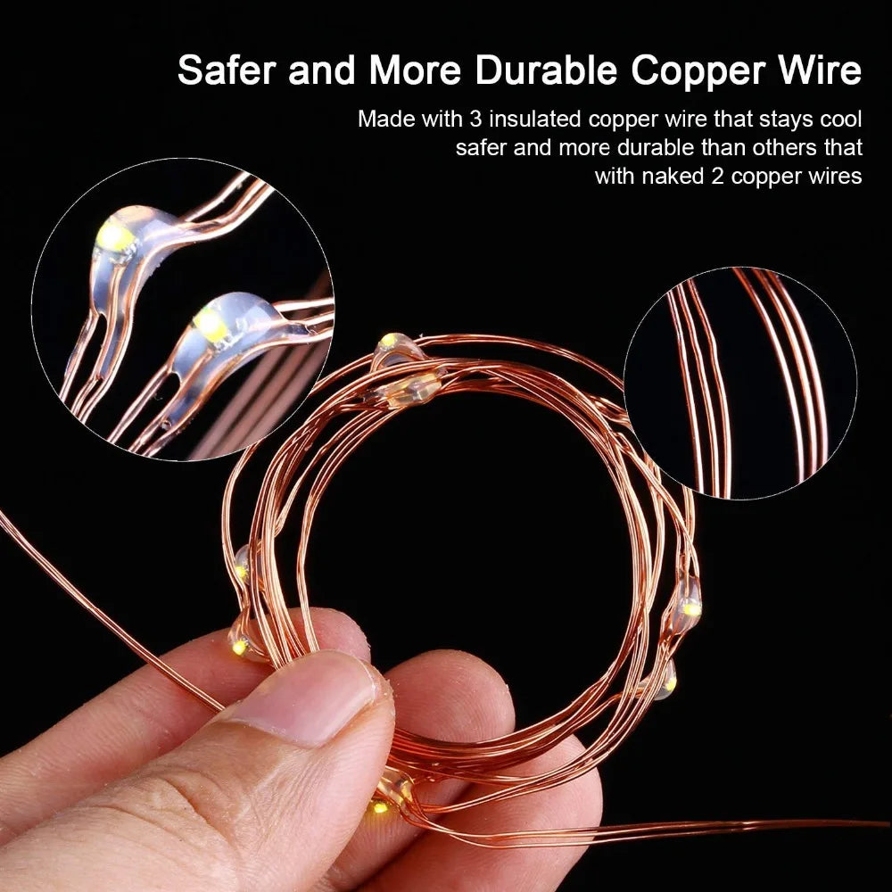 DecorBites™ Garland Led String Light for Christmas Wedding Party Decoration
