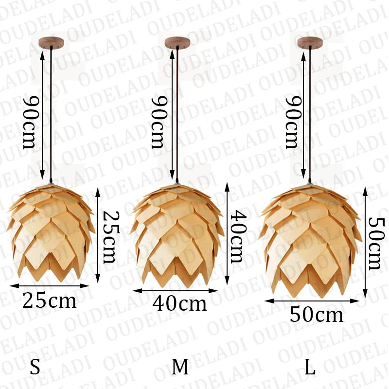 DecorBites™ Handmade Smart Puzzle Pendant Lights for Home, Restaurant, and Cafe