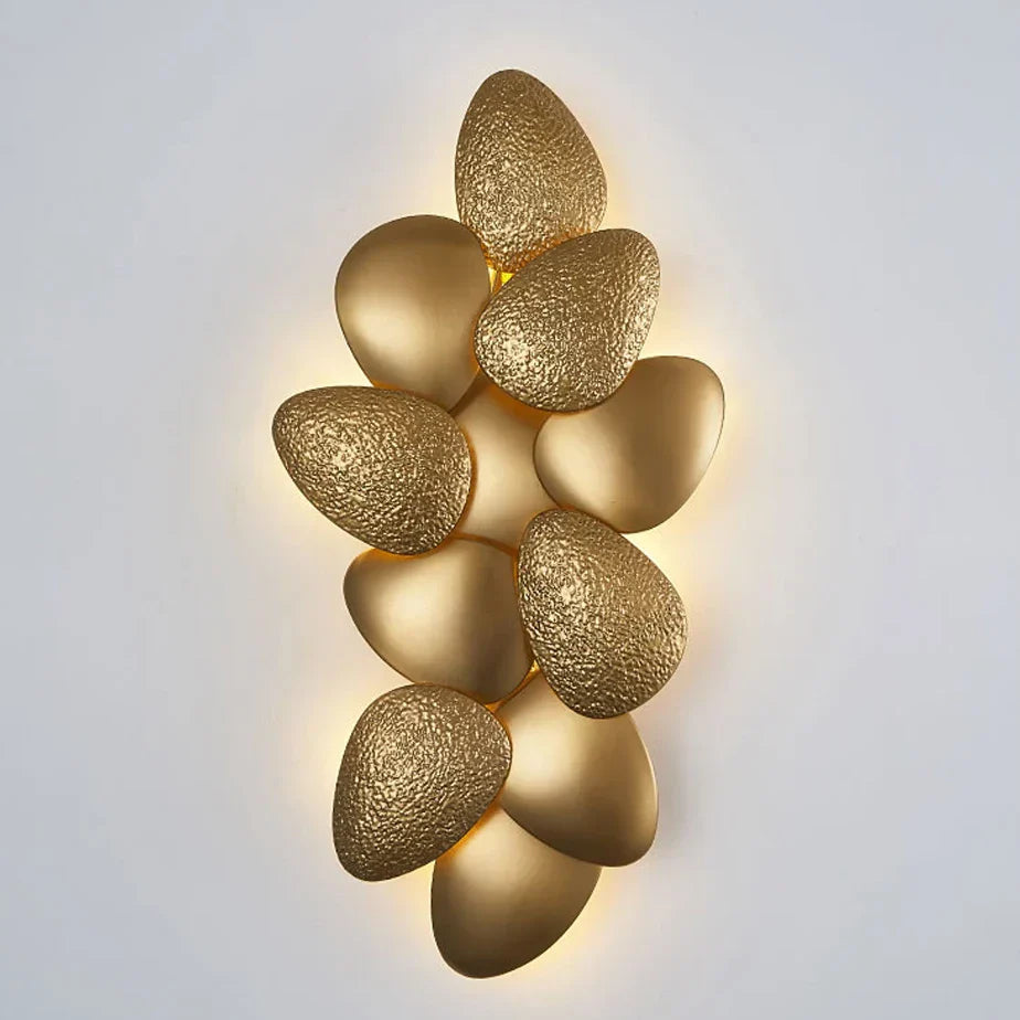 DecorBites™ Golden Stainless Steel LED Wall Sconce for Bedroom & Corridor
