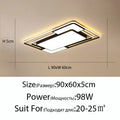 DecorBites™ LED Ceiling Lamps: Modern Dimmable Lighting for Home Decor