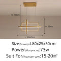 DecorBites™ Geometric Aluminum Pendant Light for Living Bedroom Restaurant Kitchen - Modern Art Luminaire