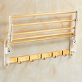 DecorBites™ Bath Hardware Set: Shelf, Towel Rack, Holder, Brush Holder, Towel Hanger, Hooks