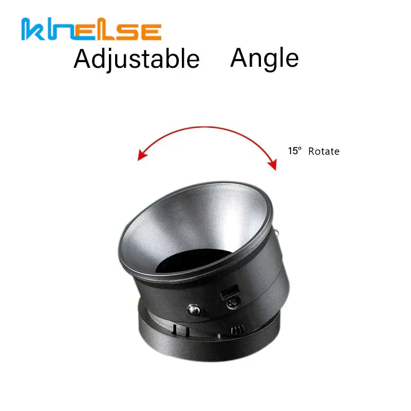DecorBites™ Adjustable Anti-Glare Ceiling Downlight with GU10/MR16 Lamp Base for Indoor Spot Lighting