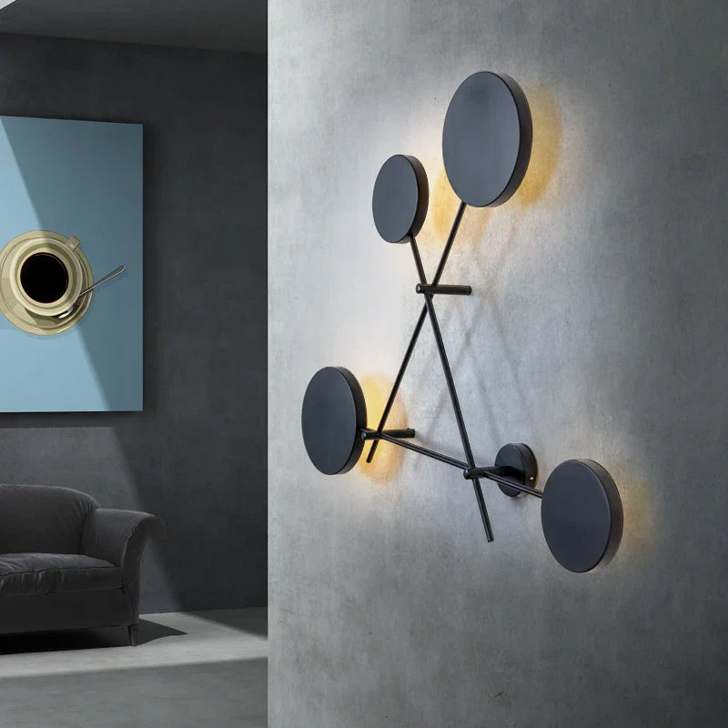 DecorBites™ Adjustable Rotating LED Wall Sconce with Switch, Modern Stair Hallway Fixture