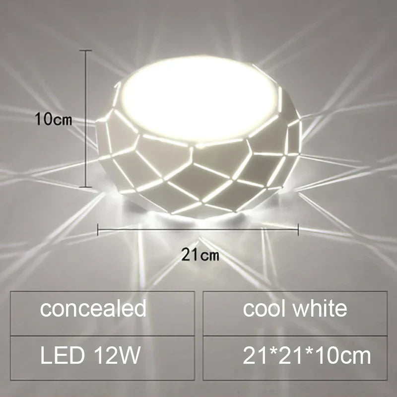 DecorBites™ LED Ceiling Light: Simplicity 5W 12W Dimmable Cylinder Lamp for Aisle Corridor