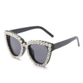 Vintage Cat Eye Diamond Sunglasses