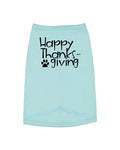 Happy Thanksgiving Dog Shirt