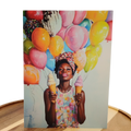 Ice Cream & Balloons - Happy Birthday Greeting Card