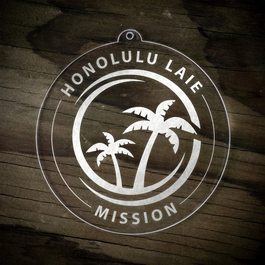Hawaii Laie Mission Christmas Ornament