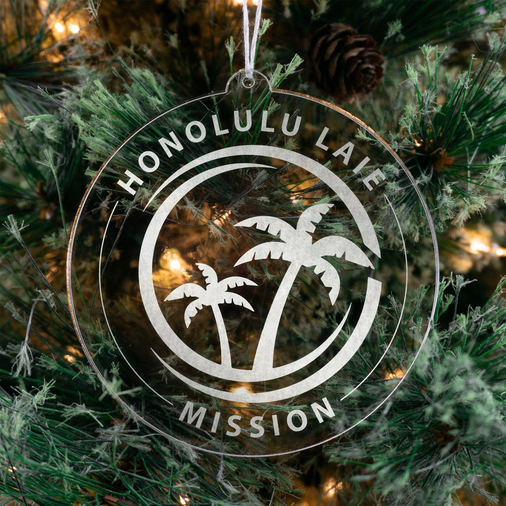 Hawaii Laie Mission Christmas Ornament