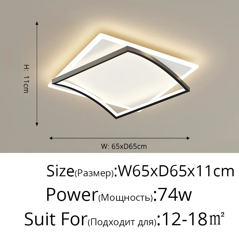 DecorBites™ LED Chandeliers Lights Dimming Modern Luminaire for Home Decor