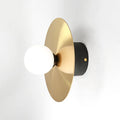 DecorBites™ Golden Glass Ball Wall Sconce Light Fixture for Modern Home Lighting