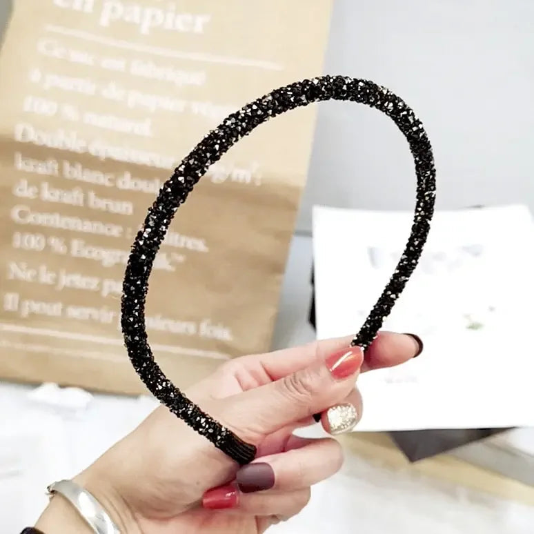 Slim Crystal Soft Headband