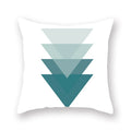 DecorBites™ Green Geometric Pillowcase - Nordic Classic Design for Home Decor and Comfort
