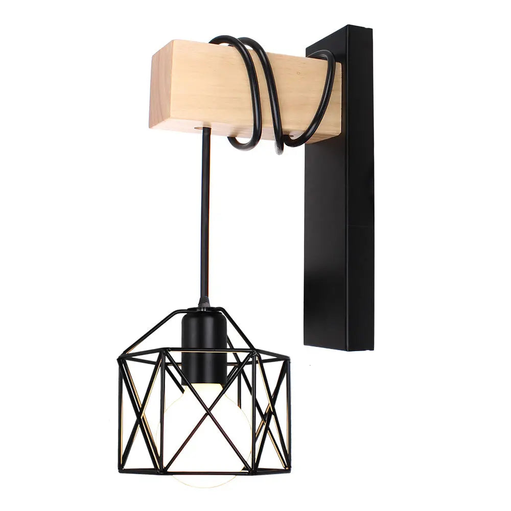 DecorBites™ Industrial Pulley Wall Light - Retro Loft Sconce Fixture for Home, Cafe, Bar