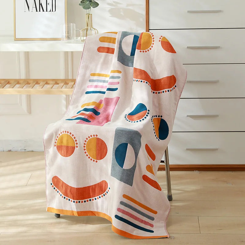 DecorBites™ Cotton Gauze Bath Towel -different styles