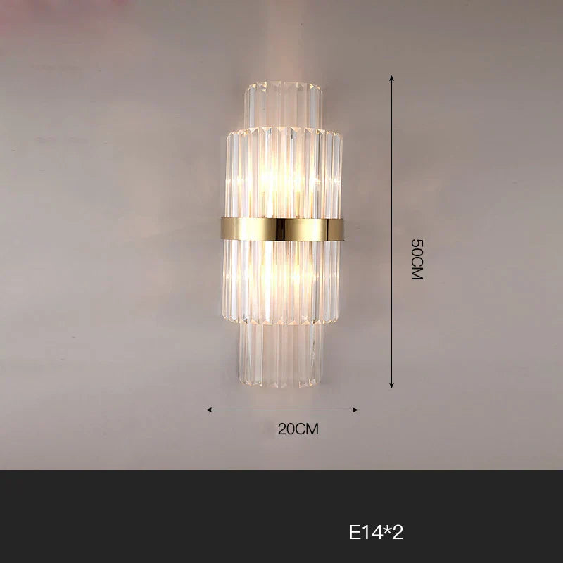 DecorBites™ Gold Black LED Wall Sconce Light for Bedroom Corridor