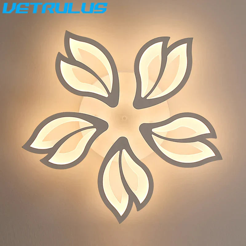 DecorBites™ Geometric Acrylic LED Ceiling Chandelier for Modern Nordic Decor