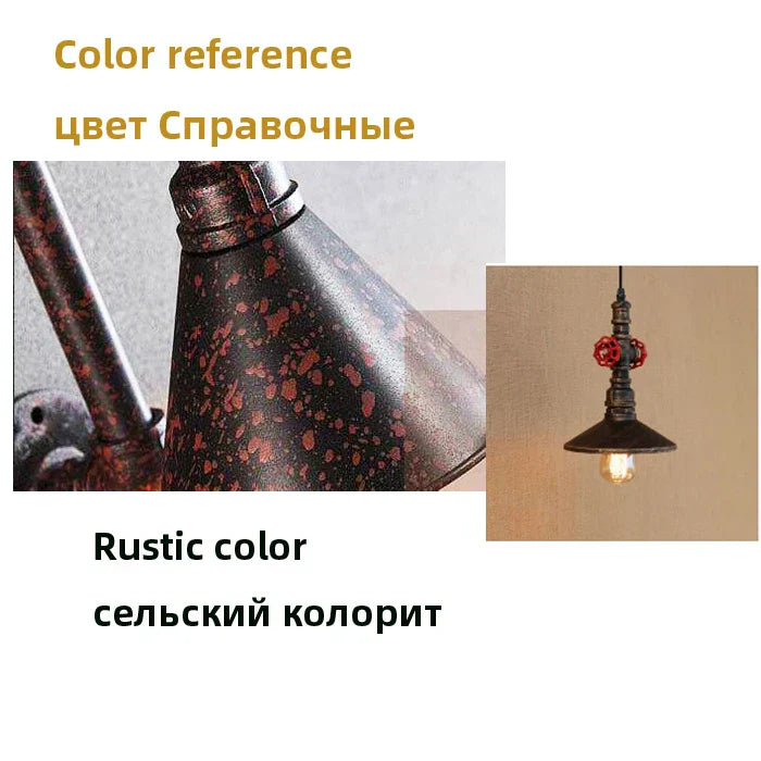 DecorBites™ Industrial Retro Loft Pipe Iron Pendant Lamp for Dining Bar Restaurant Club