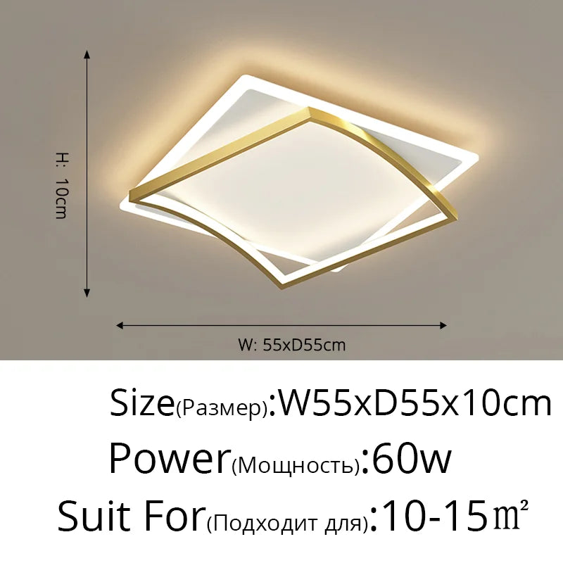 DecorBites™ LED Chandeliers Lights Dimming Modern Luminaire for Home Decor