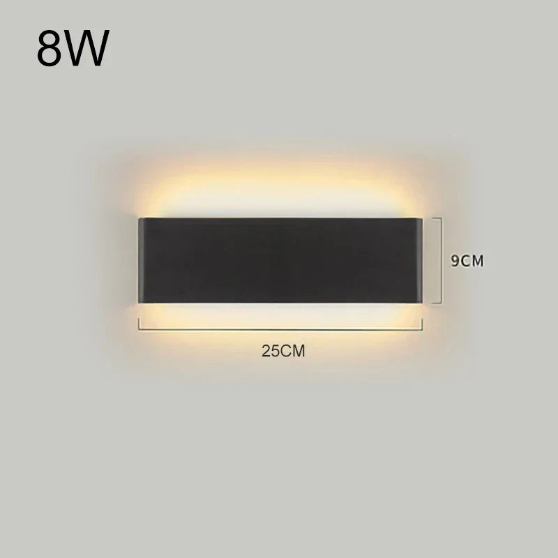 DecorBites™ LED Aluminum Mirror Light Wall Lamp for Corridor, Bedside, Bathroom - Nordic Modern Design