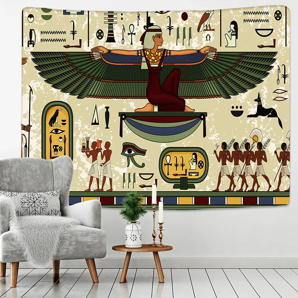 DecorBites™ Egyptian Egypt Tapestry Wall Hanging Home Decor Throw Bedspread Art Home Decor