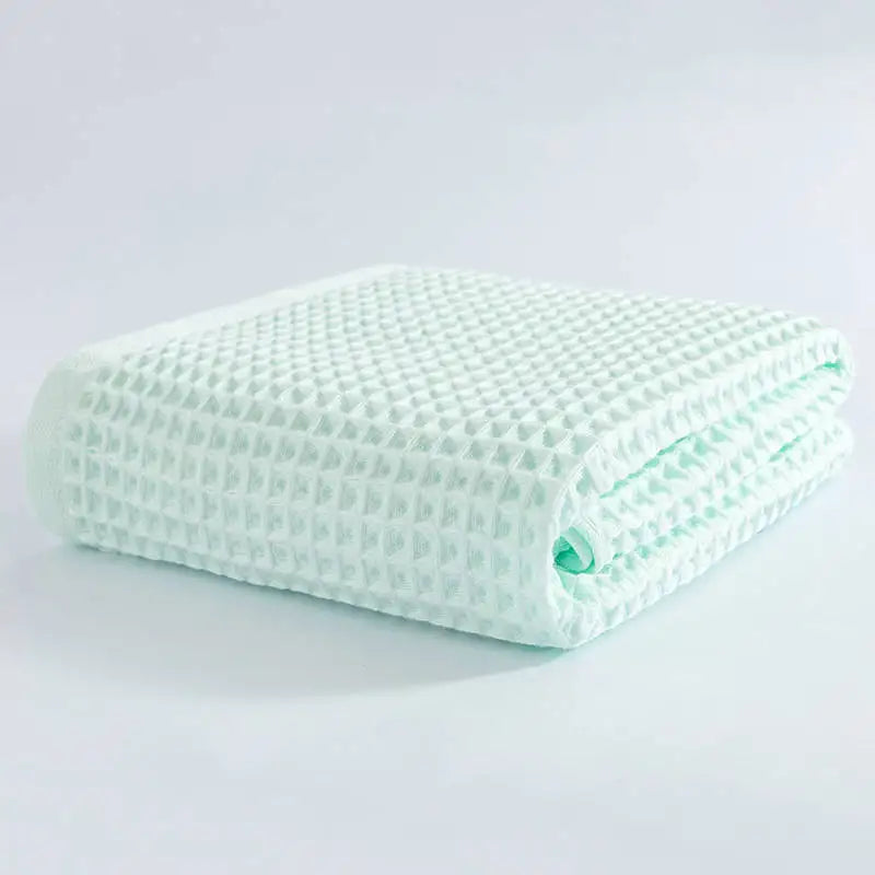 DecorBites™ Cotton Waffle Bath Towel - 70*140, Unisex
