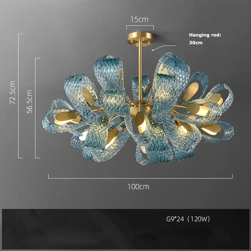 DecorBites™ G9 LED Copper Pendant Light for Foyer & Dining Room