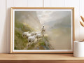 He Leadeth Me | Signed Handmade Art Print