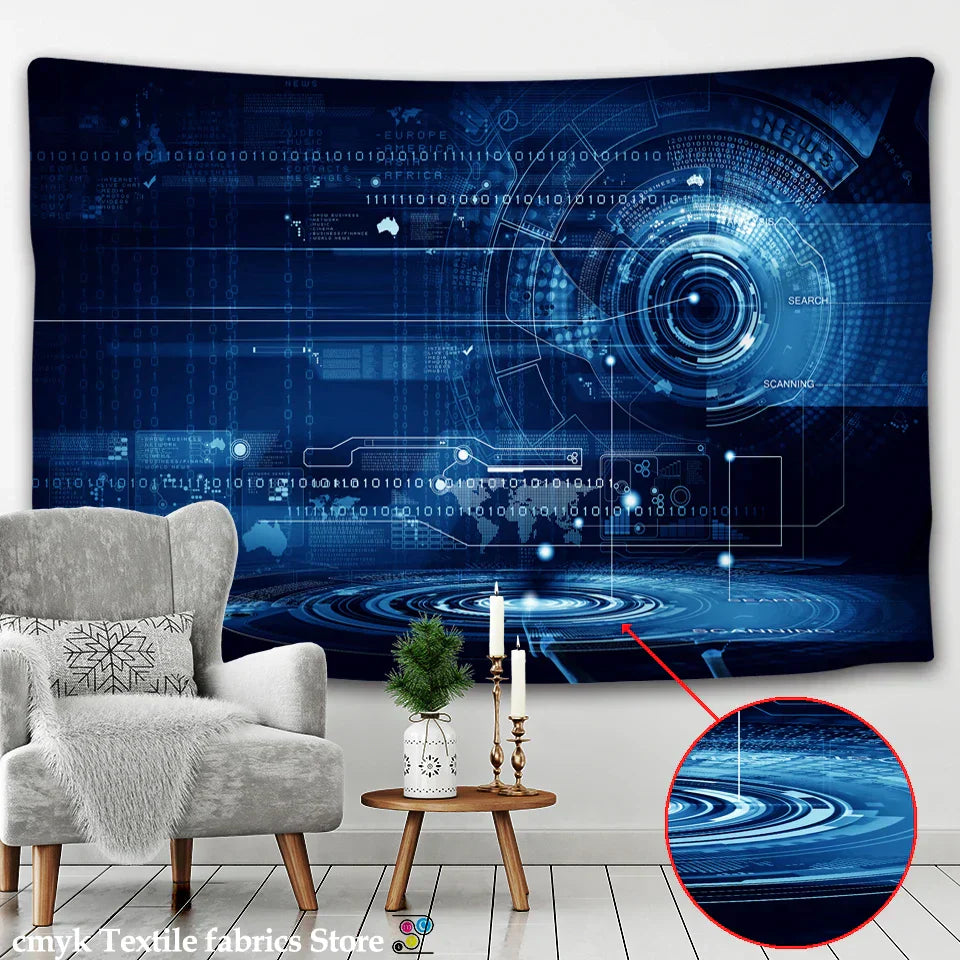 DecorBites™ Galaxy Tapestry: Psychedelic Hippie Home Decor & Wall Hanging