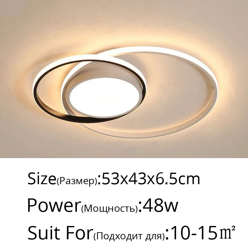 DecorBites™ LED Chandelier: Modern Dimmable Light for Living Room, Kitchen, and Aisle