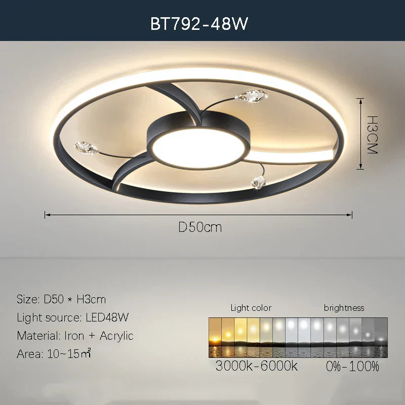 DecorBites™ LED Chandelier: Stylish Indoor Lighting for Bedroom, Living Room, Dining Room