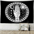 DecorBites™ Black Cat Psychedelic Tapestry Wall Hanging for Home Decor