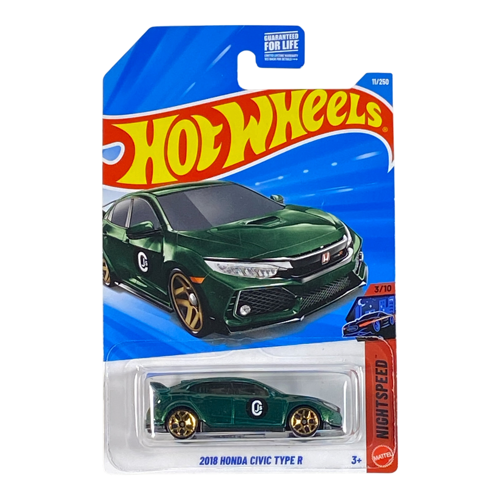 Hot Wheels 2018 Honda Civic Type R | Nightspeed Series 3/10