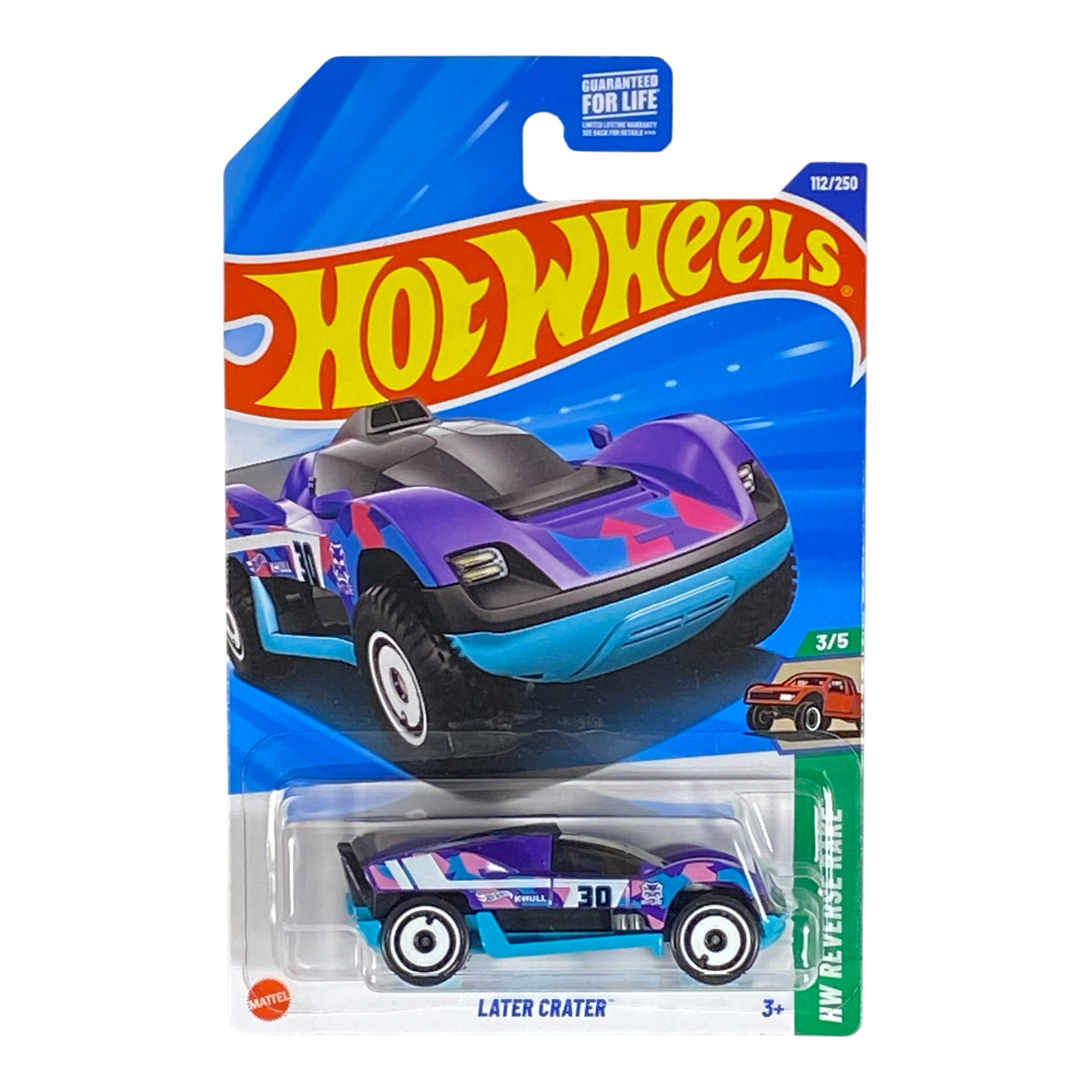 Hot Wheels Later Crater | Reverse Rake Series 3/5