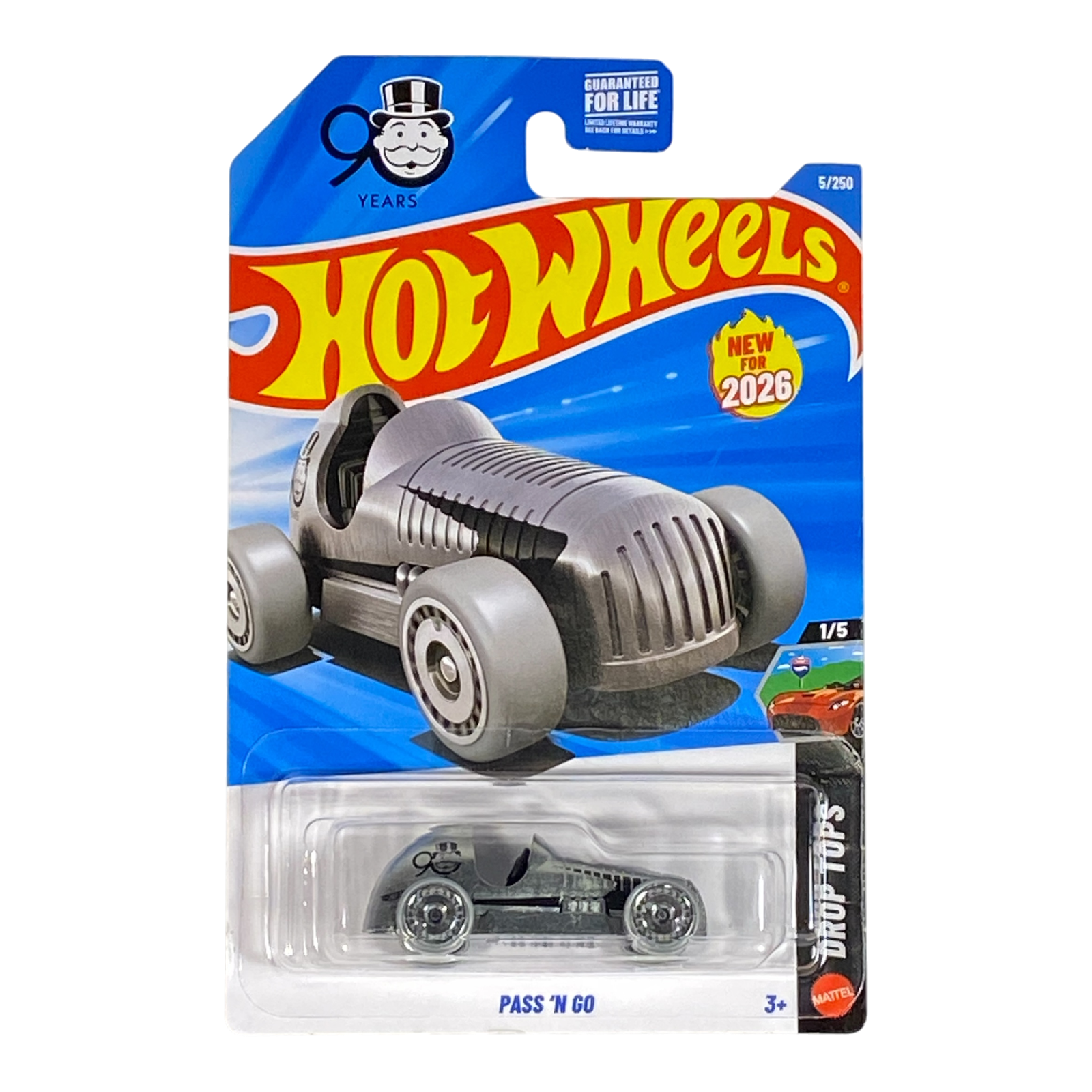 Hot Wheels Pass 'N Go | Monopoly Drop Tops Series 1/5