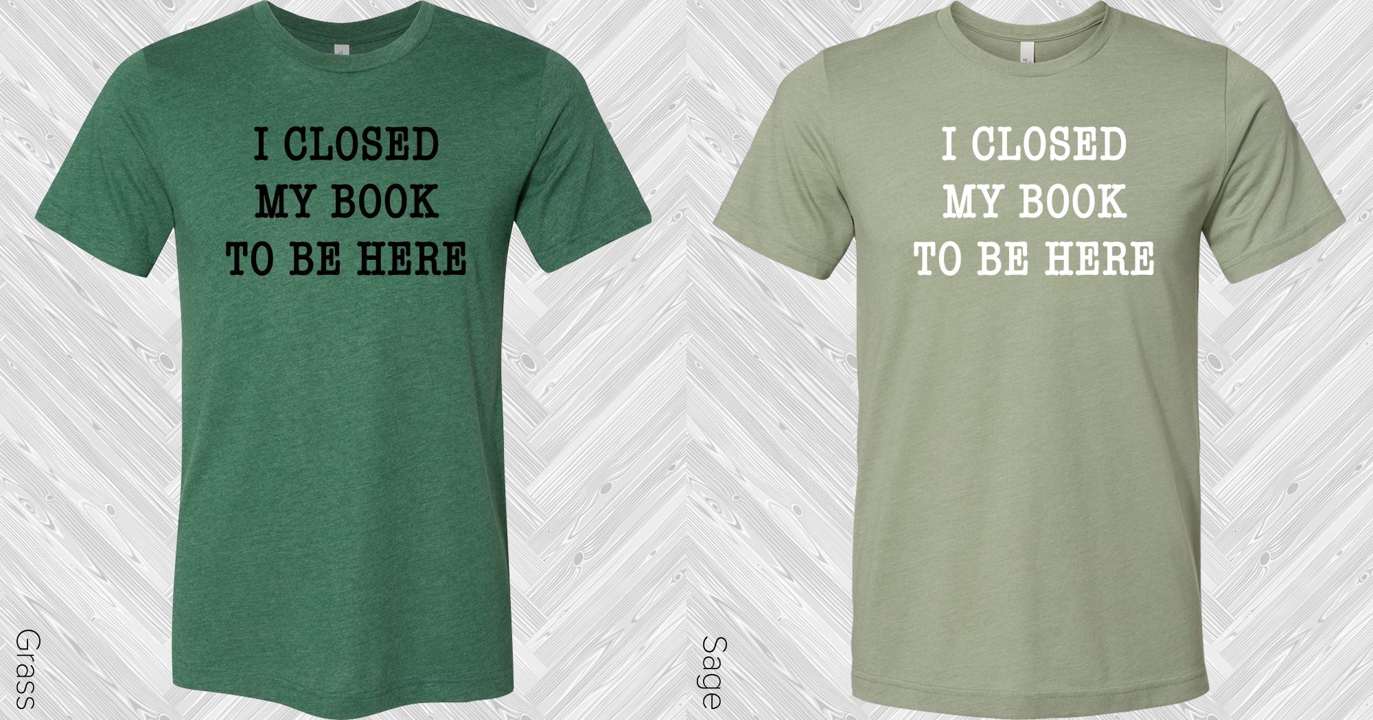 I Closed My Book to Be Here Graphic Tee