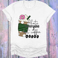 I Hate Everyone But Coffee Helps Graphic Tee