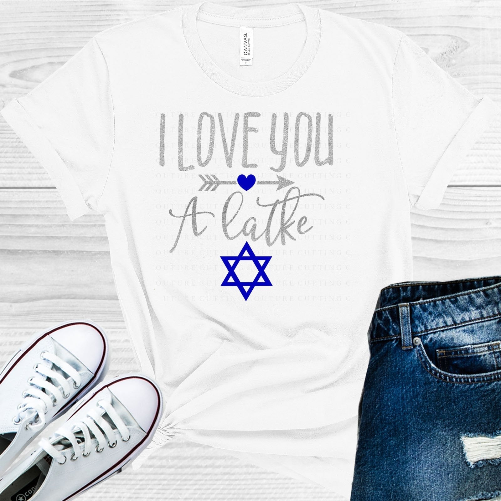 I Love You a Latke Graphic Tee