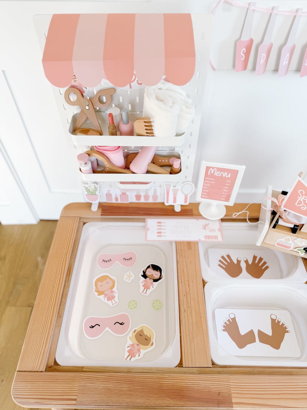 Spa Day Printable Dramatic Play
