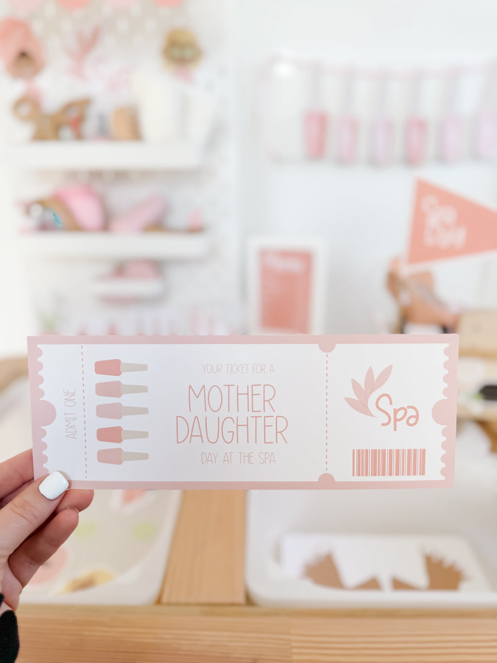 Spa Day Printable Dramatic Play