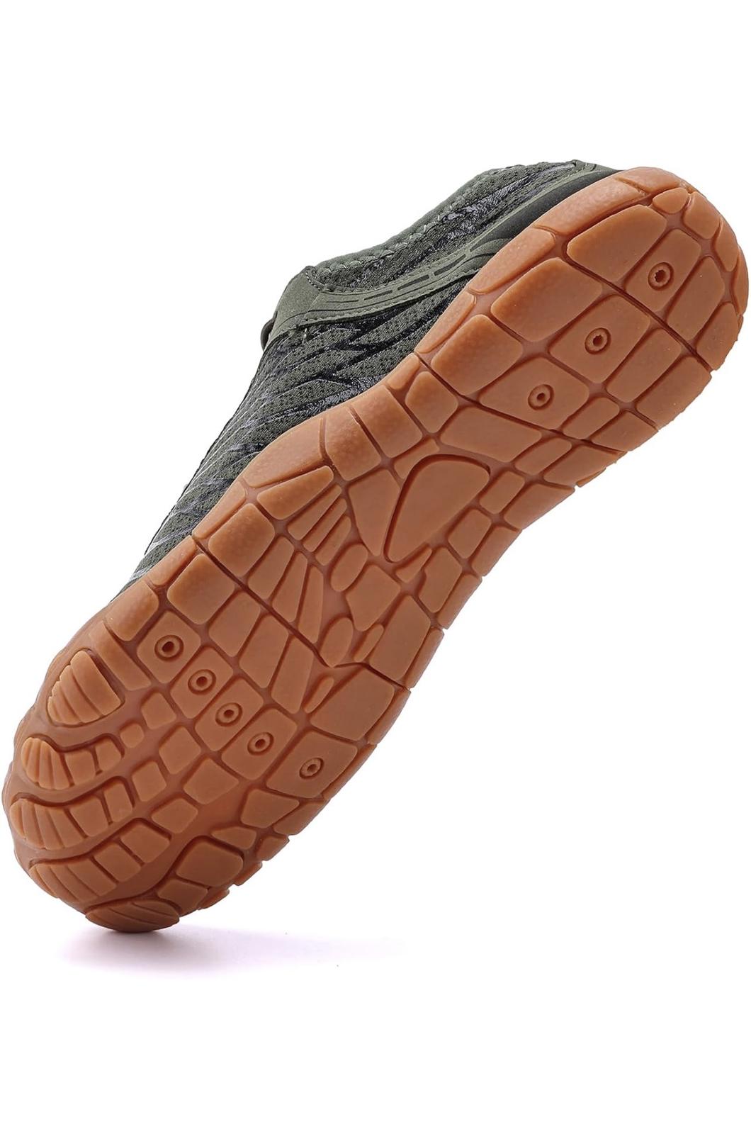 Men's Barefoot Trail Shoes Olive Green- (Men Sz 9)