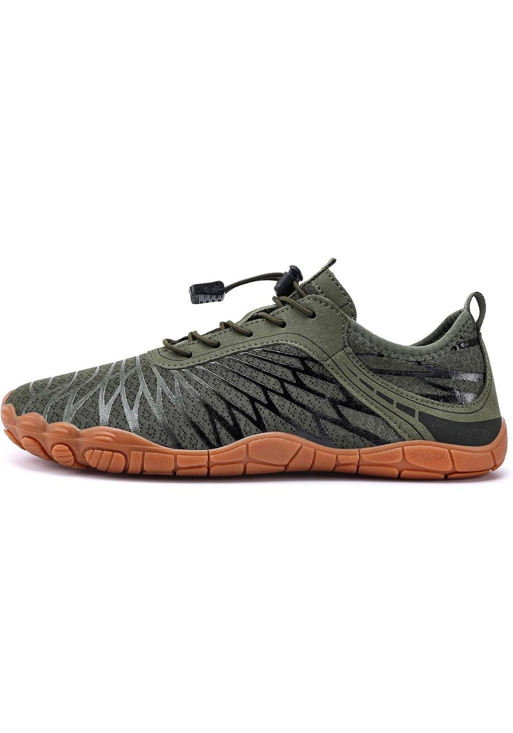 Men's Barefoot Trail Shoes Olive Green- (Men Sz 9)